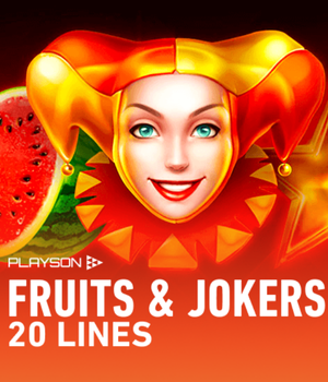 Fruits&Jokers: 20 lines