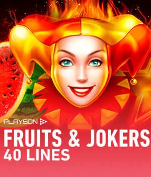 Fruits&Jokers: 40 lines