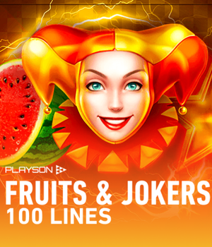 Fruits & Jokers: 100 lines